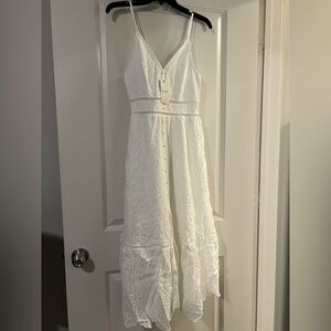 White Eyelet Sundress NEW WITH TAGS